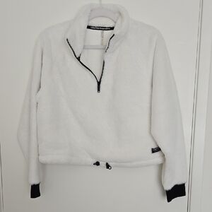 Calvin Klein Women's White Teddy Jacket